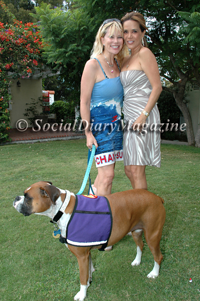 Margo Schwab and Kima with Latina Gal Rocio Flynn